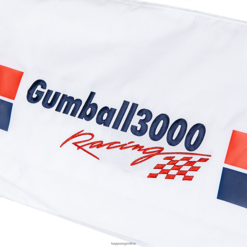 Kappa unisexo auténtica bolsa de lona curzio gumball 3000 blanco 2FJJXV365