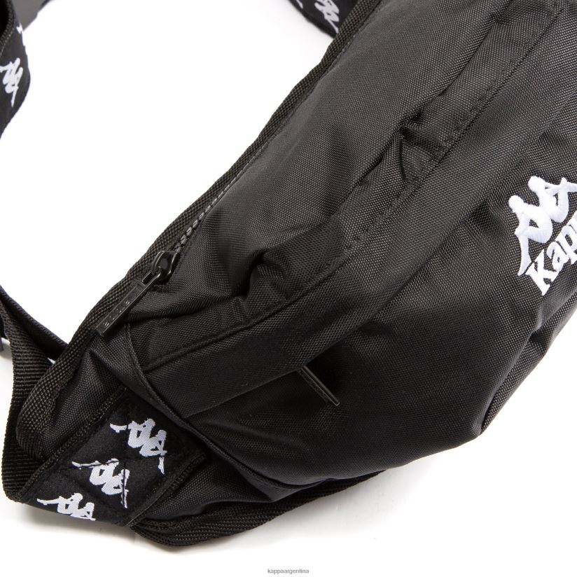 Kappa unisexo bolso 222 banda anais blanco negro 2FJJXV362