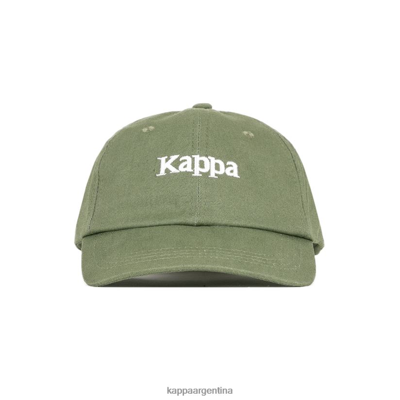 Kappa unisexo Auténtica gorra Hoogeveen. aceituna verde 2FJJXV333