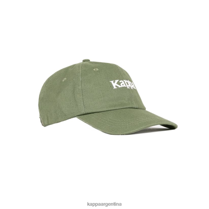 Kappa unisexo Auténtica gorra Hoogeveen. aceituna verde 2FJJXV333