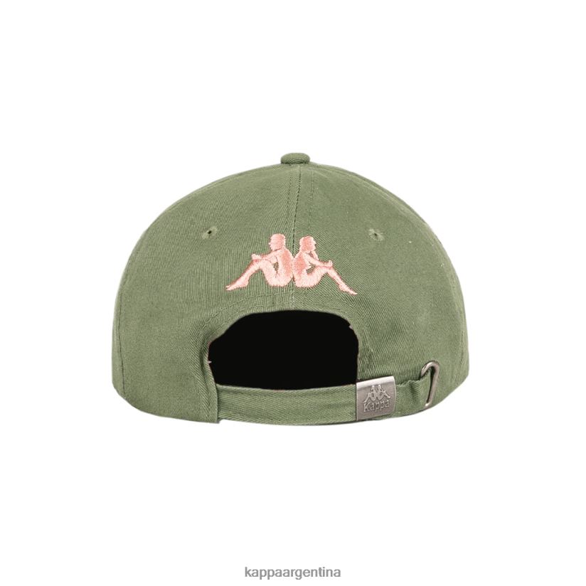 Kappa unisexo Auténtica gorra Hoogeveen. aceituna verde 2FJJXV333