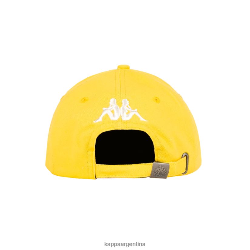 Kappa unisexo Auténtica gorra Hoogeveen. amarillo azul claro 2FJJXV302