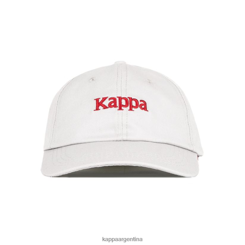 Kappa unisexo Auténtica gorra Hoogeveen. gris 2FJJXV296