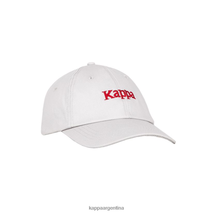 Kappa unisexo Auténtica gorra Hoogeveen. gris 2FJJXV296