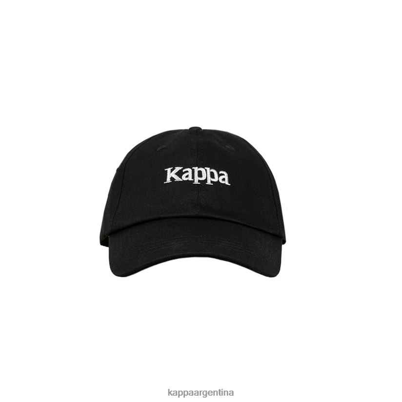 Kappa unisexo Auténtica gorra Hoogeveen. humo negro 2FJJXV294