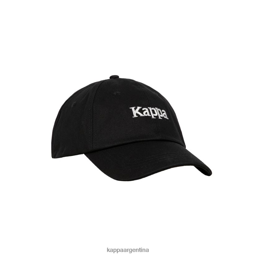 Kappa unisexo Auténtica gorra Hoogeveen. humo negro 2FJJXV294