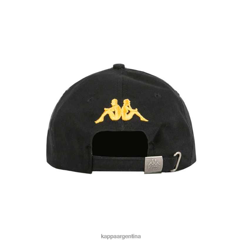 Kappa unisexo Auténtica gorra Hoogeveen. humo negro naranja 2FJJXV335