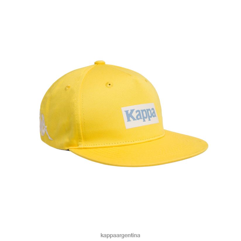 Kappa unisexo Auténtica gorra tornado Graphik. amarillo azul claro 2FJJXV301