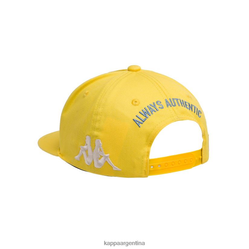Kappa unisexo Auténtica gorra tornado Graphik. amarillo azul claro 2FJJXV301
