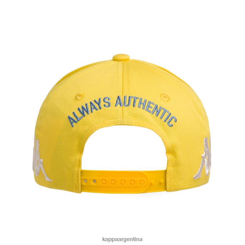 Kappa unisexo Auténtica gorra tornado Graphik. amarillo azul claro 2FJJXV301