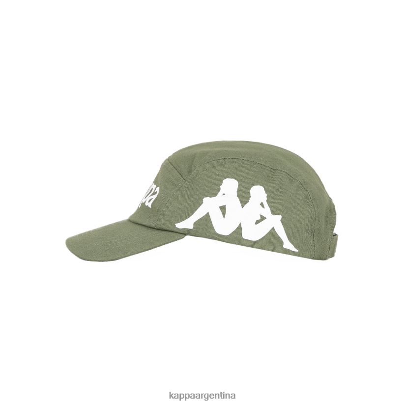 Kappa unisexo gorra anfrei auténtica aceituna verde 2FJJXV331