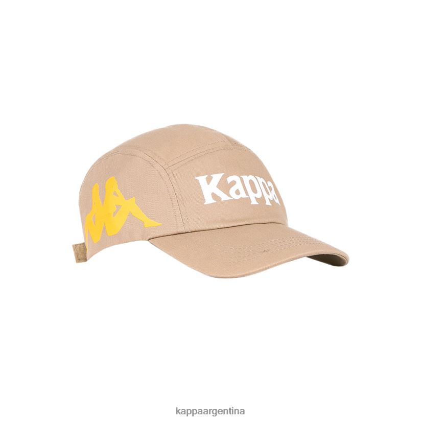 Kappa unisexo gorra anfrei auténtica beige 2FJJXV332