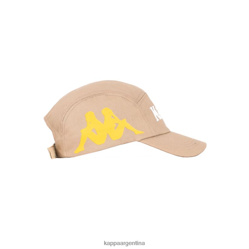 Kappa unisexo gorra anfrei auténtica beige 2FJJXV332