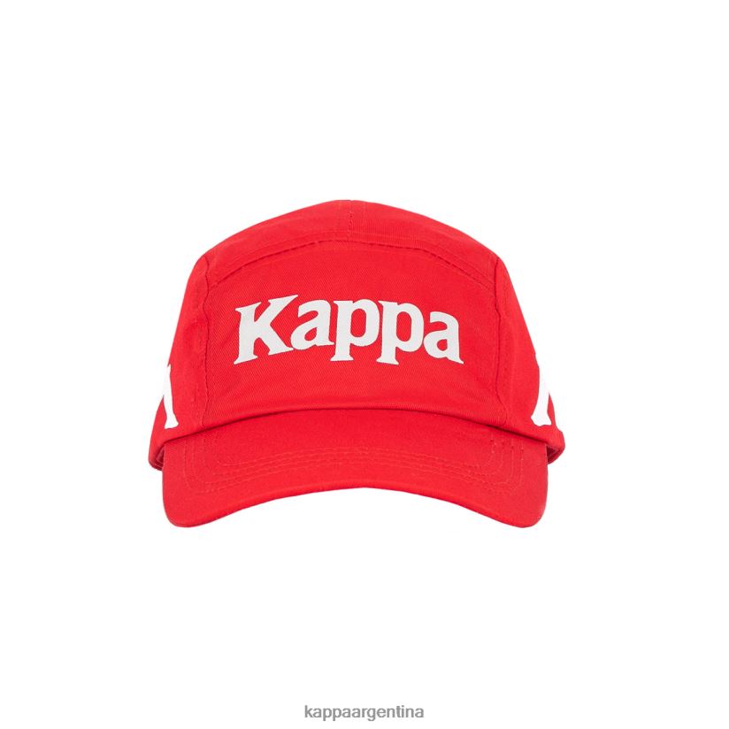 Kappa unisexo gorra anfrei auténtica rojo blanco 2FJJXV295