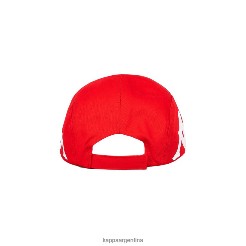 Kappa unisexo gorra anfrei auténtica rojo blanco 2FJJXV295