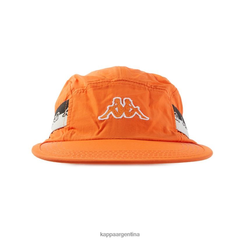 Kappa unisexo gorra dream con cinta del logo naranja 2FJJXV322