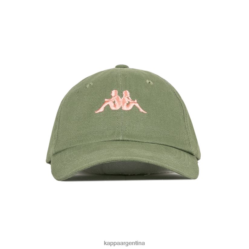 Kappa unisexo gorra meppel auténtica aceituna verde 2FJJXV330