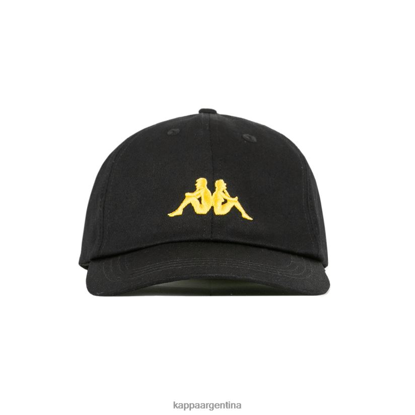 Kappa unisexo gorra meppel auténtica humo negro 2FJJXV336