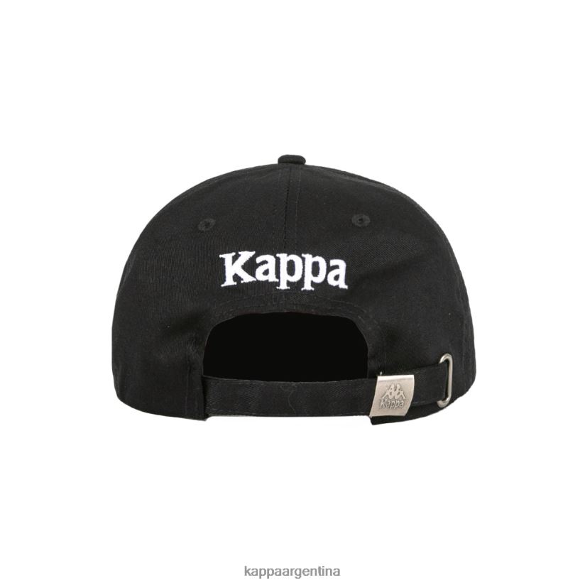 Kappa unisexo gorra meppel auténtica humo negro 2FJJXV336