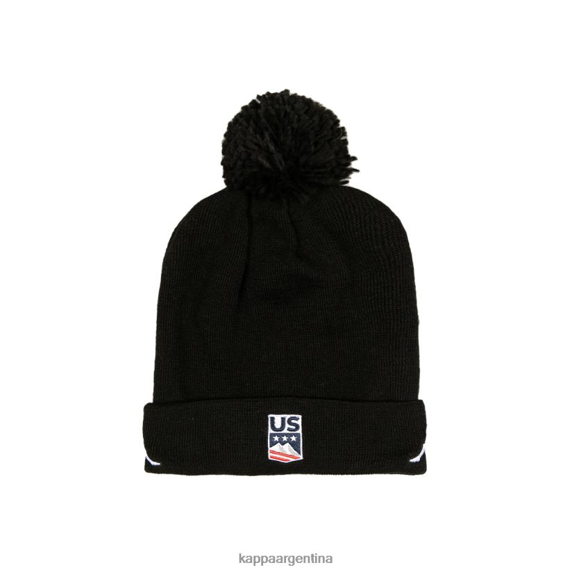 Kappa unisexo Gorro Flock P Us de 6cento negro 2FJJXV291