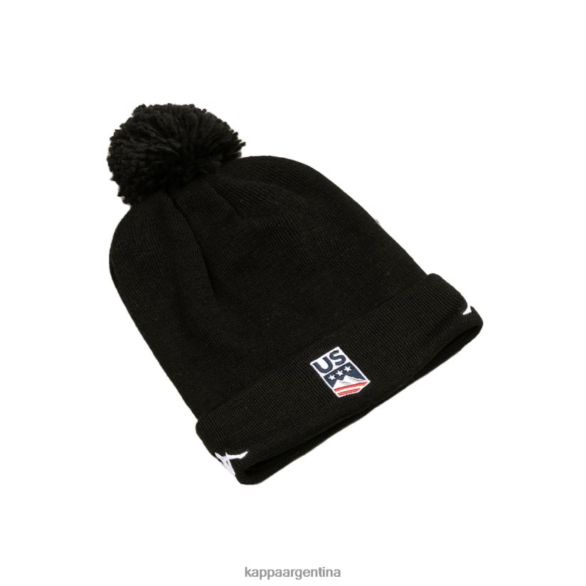 Kappa unisexo Gorro Flock P Us de 6cento negro 2FJJXV291