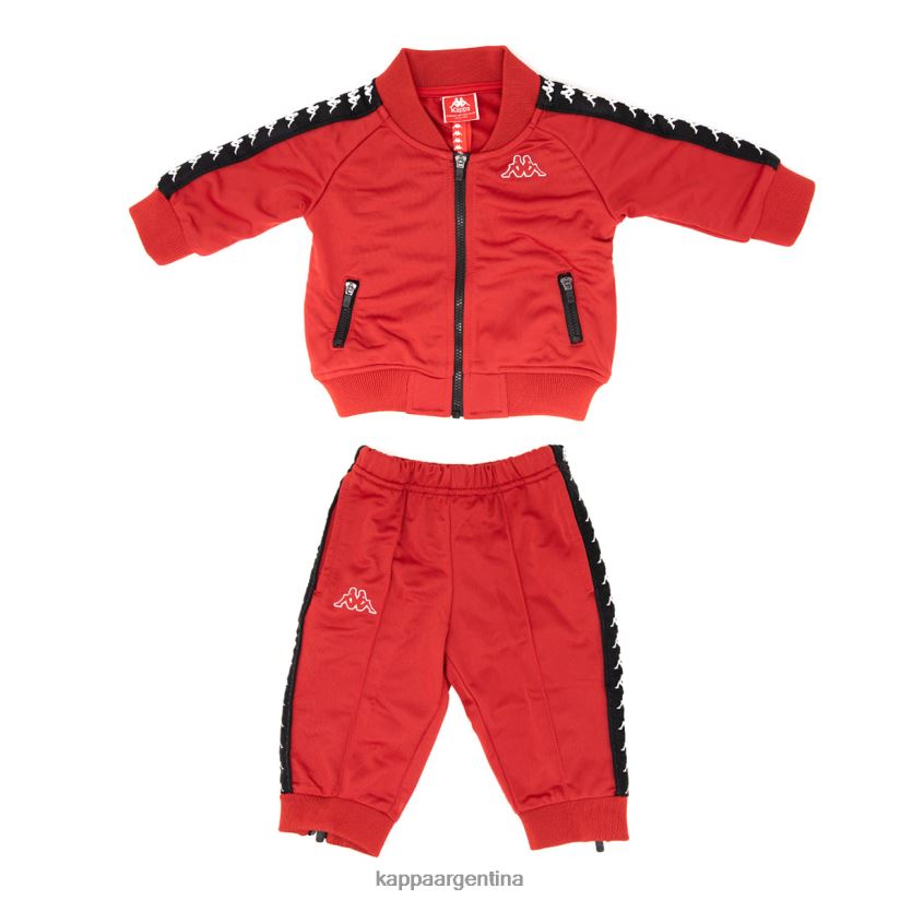 Kappa unisexo chandal bebe 222 banda sbain rojo 2FJJXV820