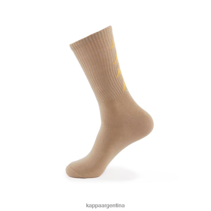 Kappa unisexo calcetines amal auténticos 1 paquete beige amarillo claro 2FJJXV356