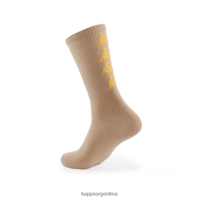 Kappa unisexo calcetines amal auténticos 1 paquete beige amarillo claro 2FJJXV356