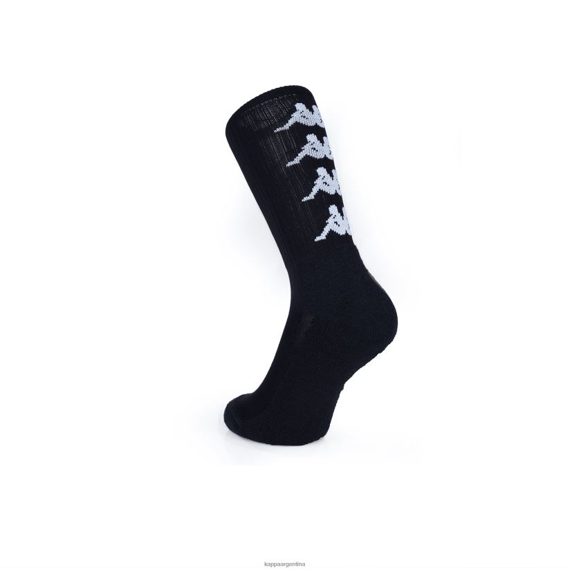 Kappa unisexo calcetines amal auténticos 1 paquete blanco negro 2FJJXV355