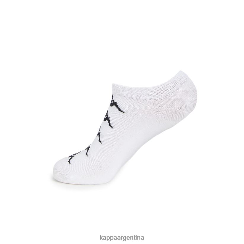 Kappa unisexo calcetines assis auténticos 1 paquete blanco negro 2FJJXV351