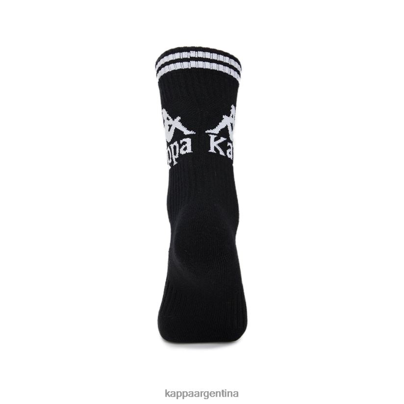 Kappa unisexo calcetines aster auténticos 1 paquete blanco negro 2FJJXV353