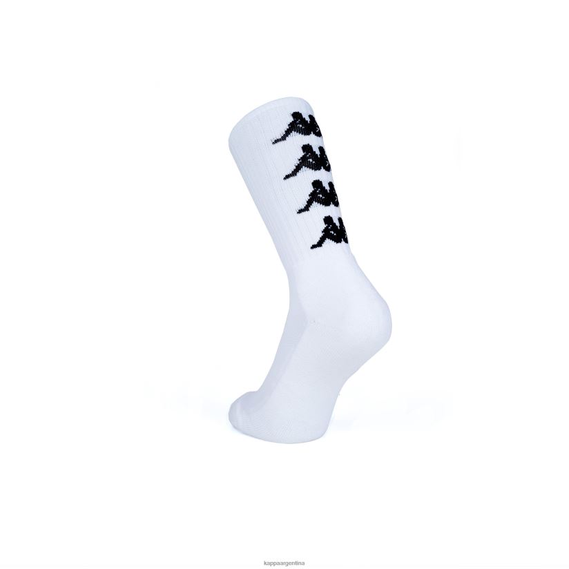 Kappa unisexo paquete de 1 calcetines amal auténticos blanco negro 2FJJXV354