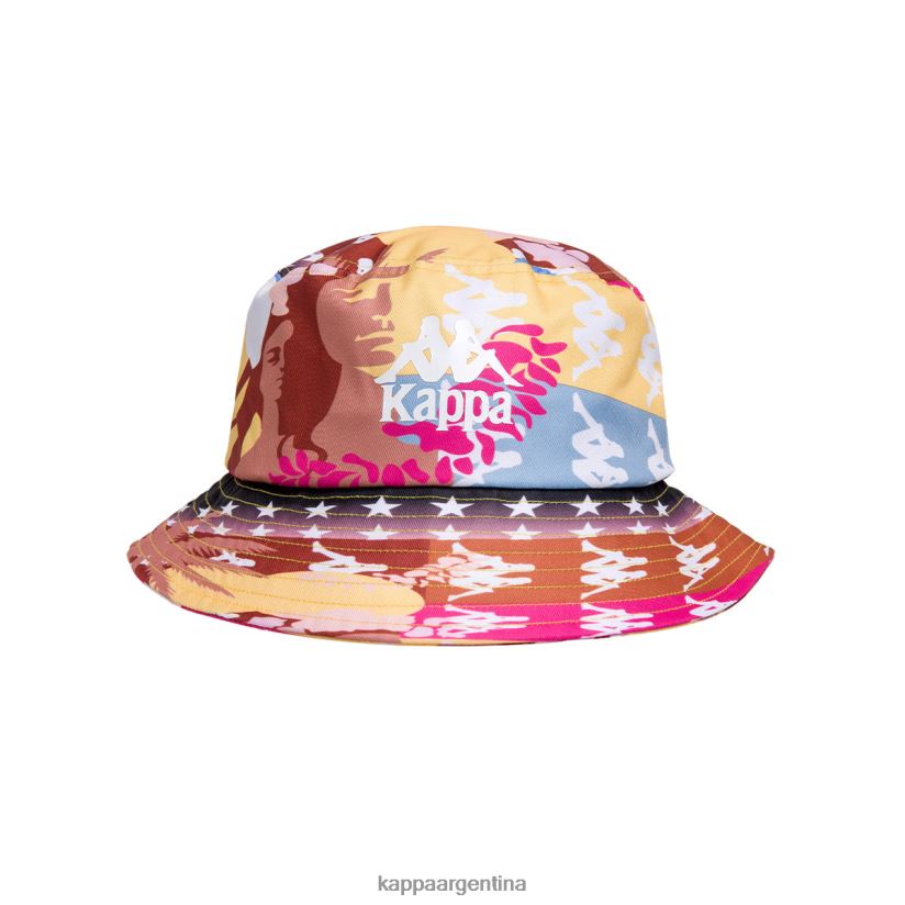 Kappa unisexo Auténtico sombrero de pescador Graphik Timmy. marrón amarillo 2FJJXV299