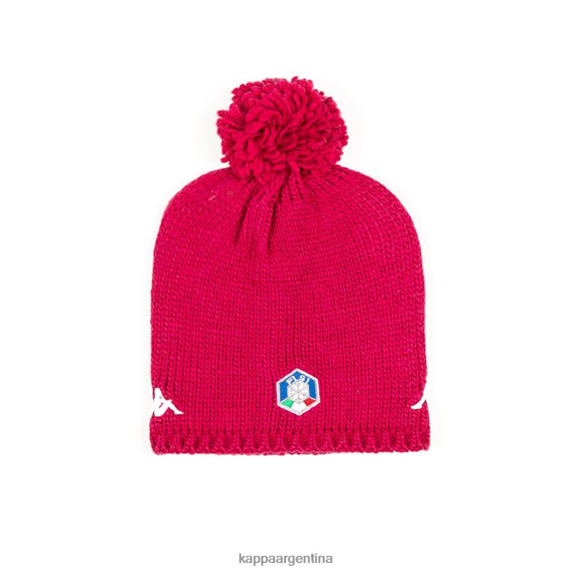Kappa unisexo Gorro 6cento flocado 3 fisi cereza roja 2FJJXV338