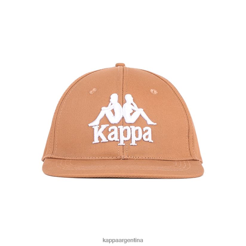Kappa unisexo auténtico sombrero bzadem arena marrón 2FJJXV306