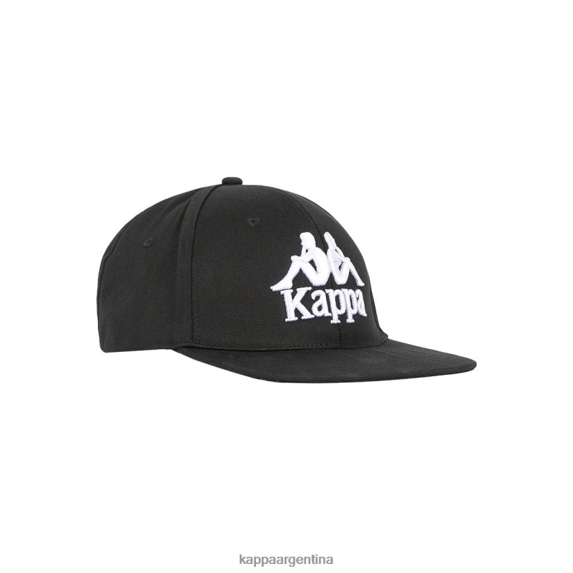 Kappa unisexo auténtico sombrero bzadem humo negro blanco 2FJJXV297