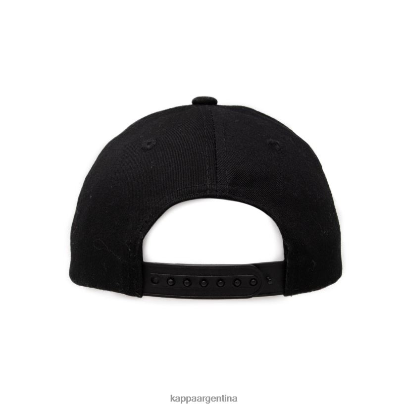 Kappa unisexo auténtico sombrero bzadem humo negro blanco 2FJJXV297