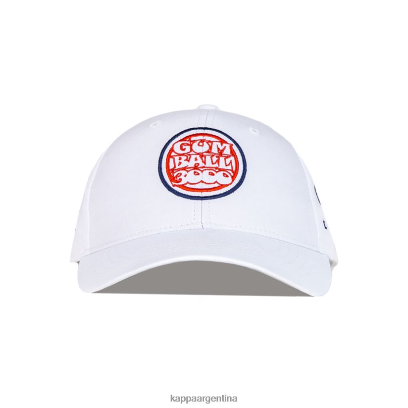 Kappa unisexo auténtico sombrero cadio gumball 3000 blanco 2FJJXV342