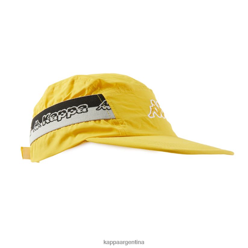 Kappa unisexo gorra dream con cinta del logo amarillo 2FJJXV396
