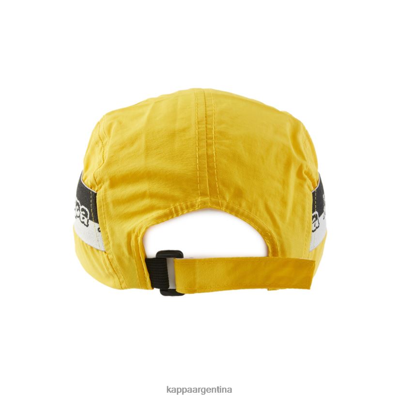 Kappa unisexo gorra dream con cinta del logo amarillo 2FJJXV396