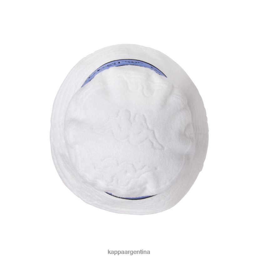 Kappa unisexo sombrero de pescador ello con cinta del logo blanco azul 2FJJXV300