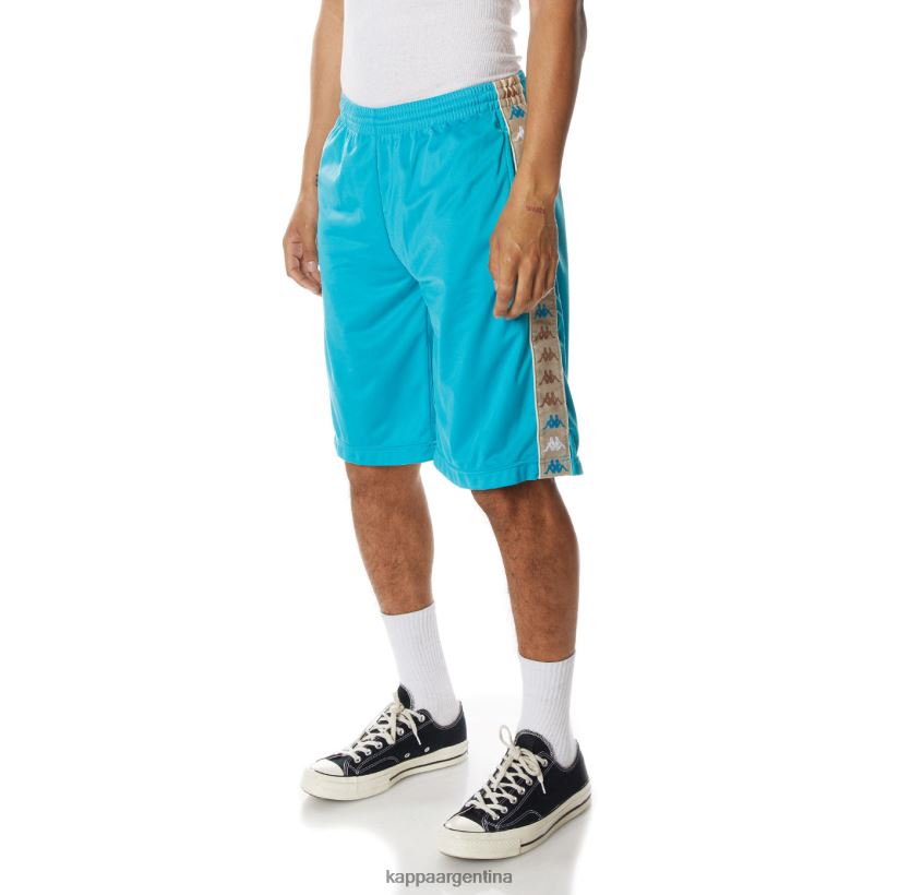 Kappa hombres 222 banda Treadwellzin 2 pantalones cortos aguamarina oscura 2FJJXV261