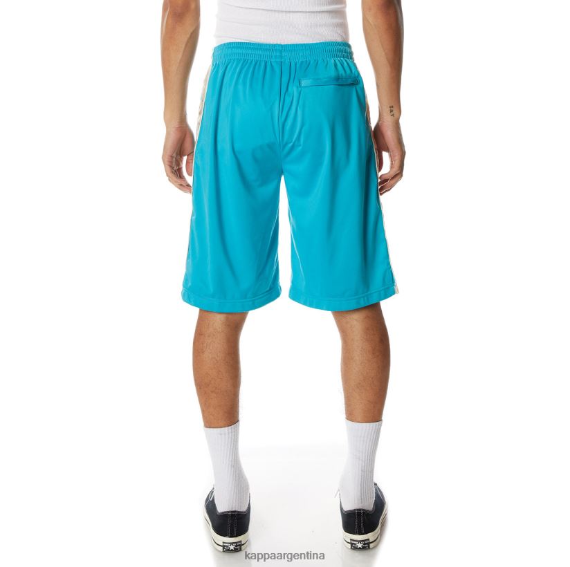 Kappa hombres 222 banda Treadwellzin 2 pantalones cortos aguamarina oscura 2FJJXV261