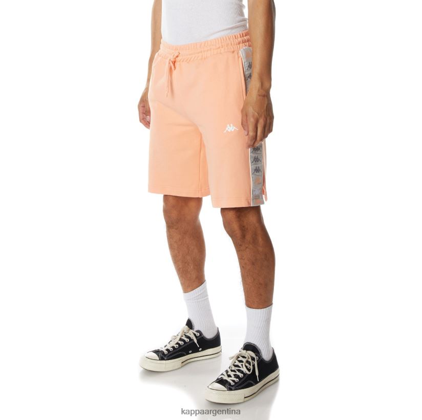 Kappa hombres 222 banda marvzin 2 pantalones cortos durazno 2FJJXV262