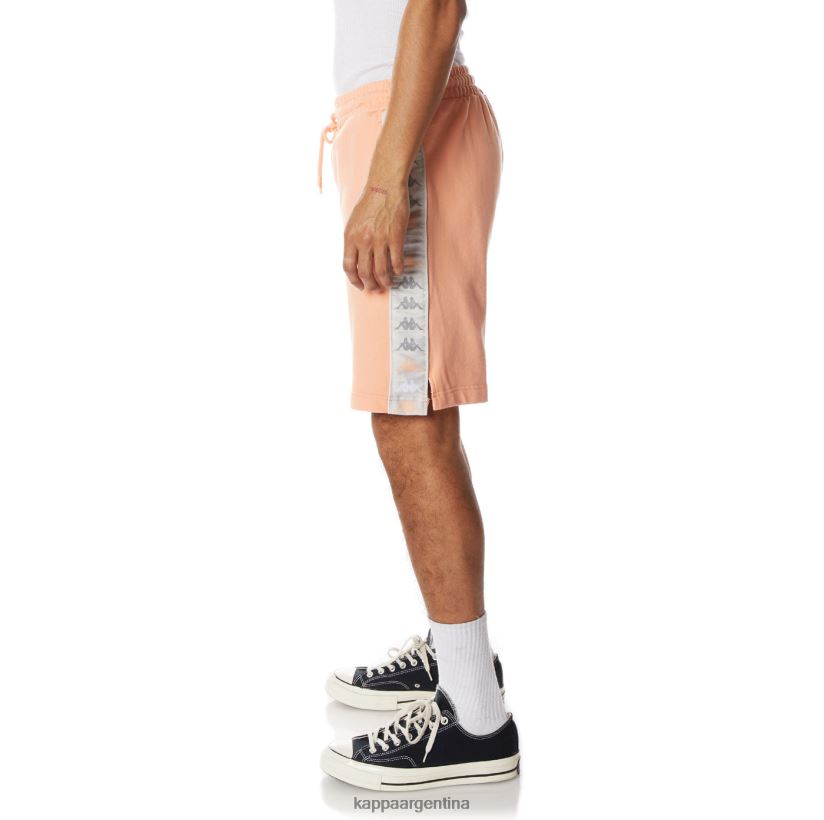 Kappa hombres 222 banda marvzin 2 pantalones cortos durazno 2FJJXV262