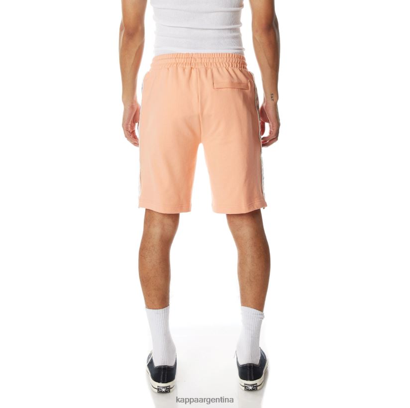 Kappa hombres 222 banda marvzin 2 pantalones cortos durazno 2FJJXV262