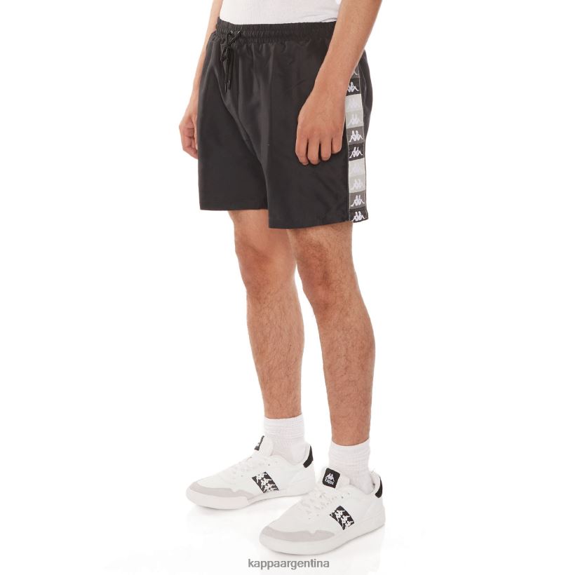 Kappa hombres auténticos bañadores Grant azabache negro 2FJJXV226