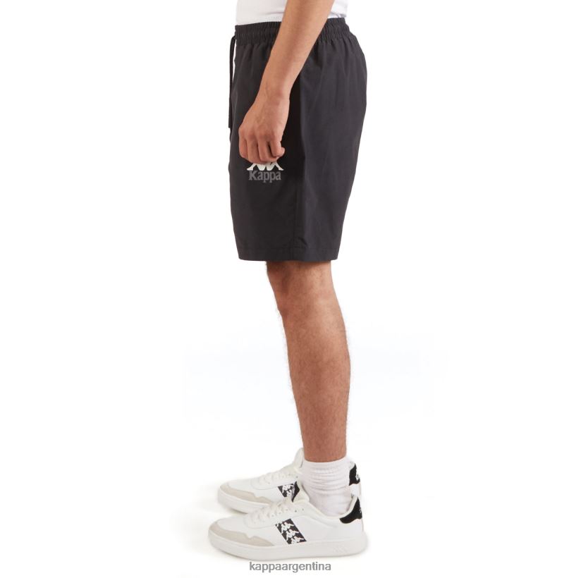 Kappa hombres auténticos pantalones cortos wale azabache negro 2FJJXV238