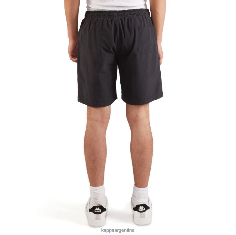 Kappa hombres auténticos pantalones cortos wale azabache negro 2FJJXV238