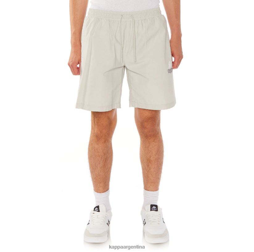 Kappa hombres auténticos pantalones cortos wale gris 2FJJXV232